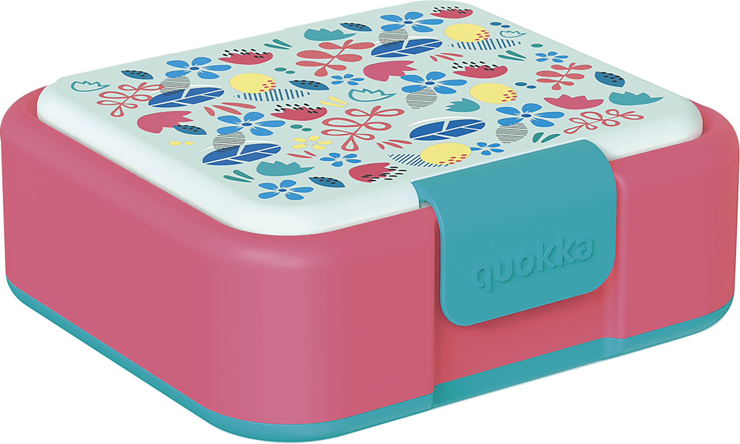 Quokka Twist Flowers Baby-Lunchbox mit doppelten Wänden