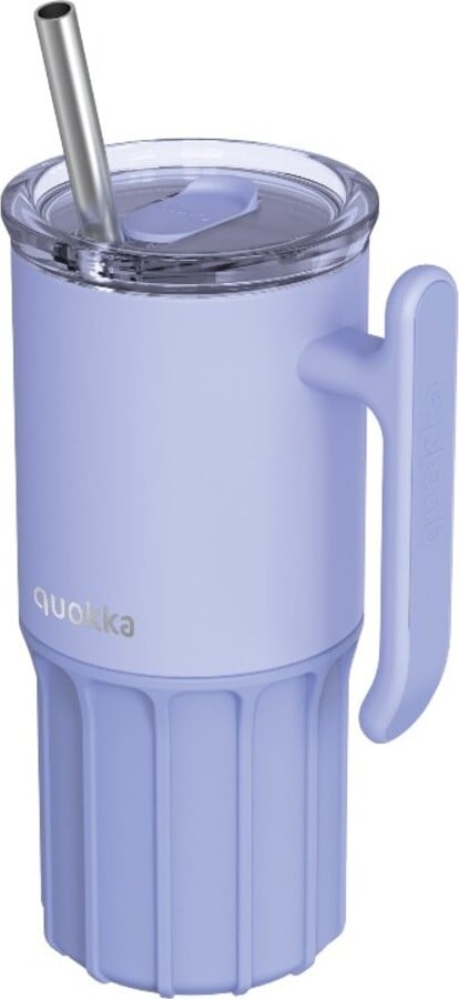 Quokka Umi Thermobecher mit Strohhalm, 720 ml lavendelfarben