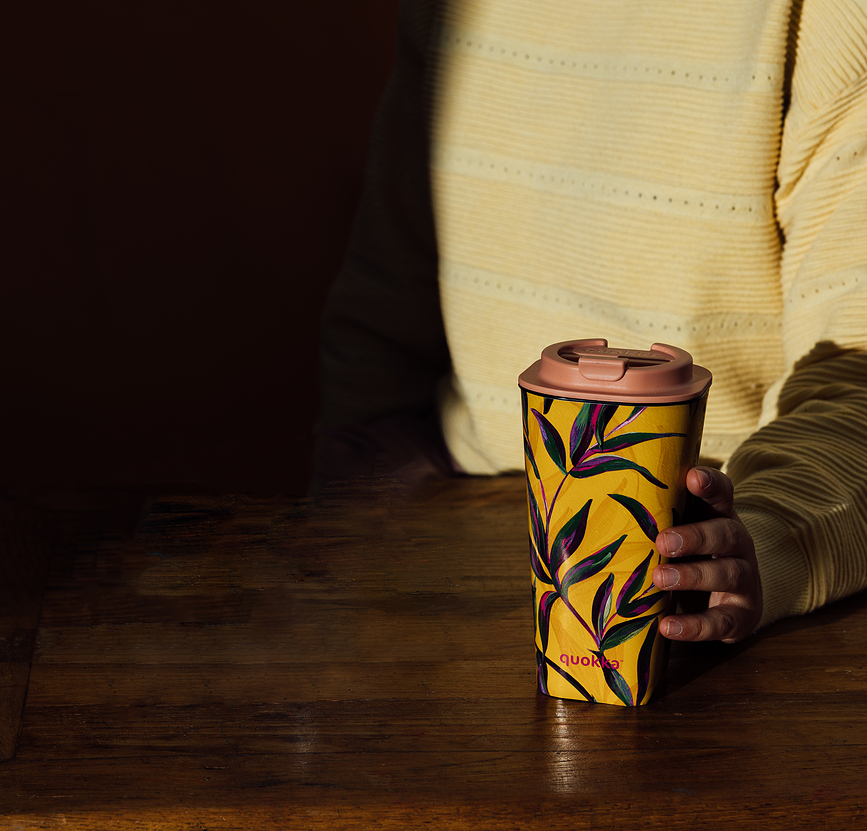 Quokka Vaso Ditsy Bloom Šalica s dvostrukim stijenkama 450 ml