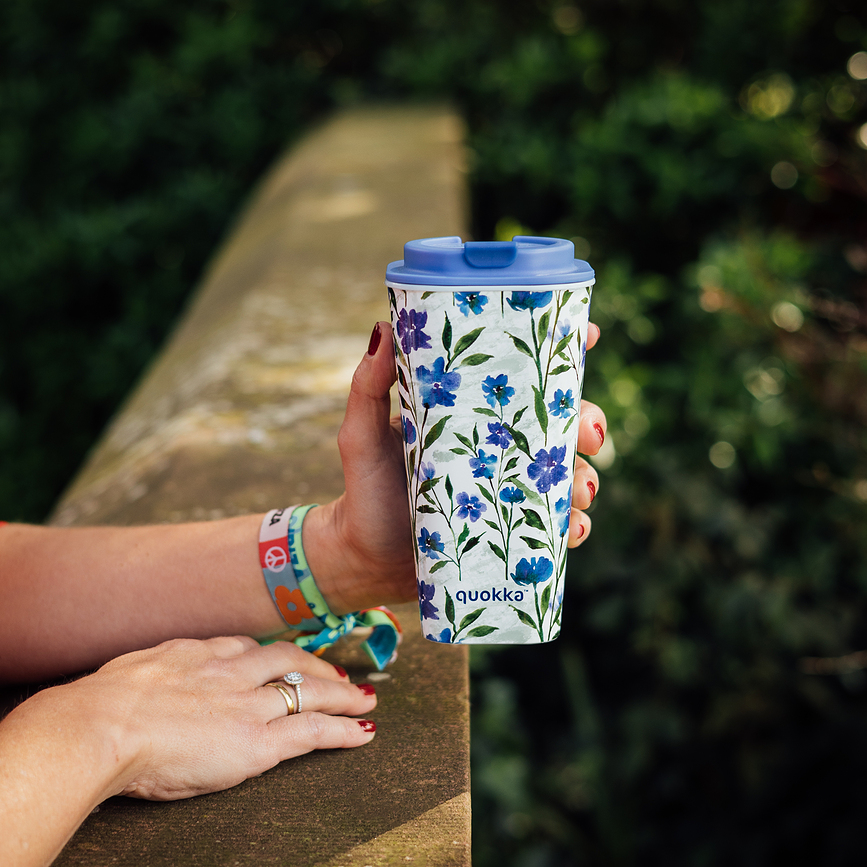 Quokka Vaso Ditsy Bloom Šalica s dvostrukim stijenkama 450 ml