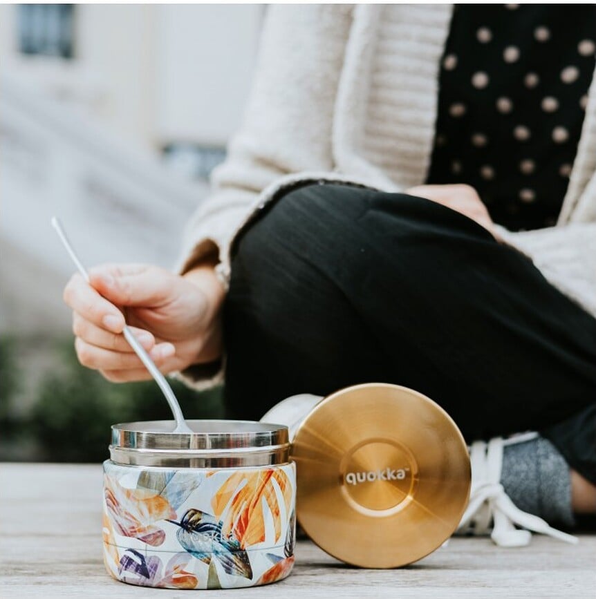 Quokka Whim Termo Posuda 360 ml mramor