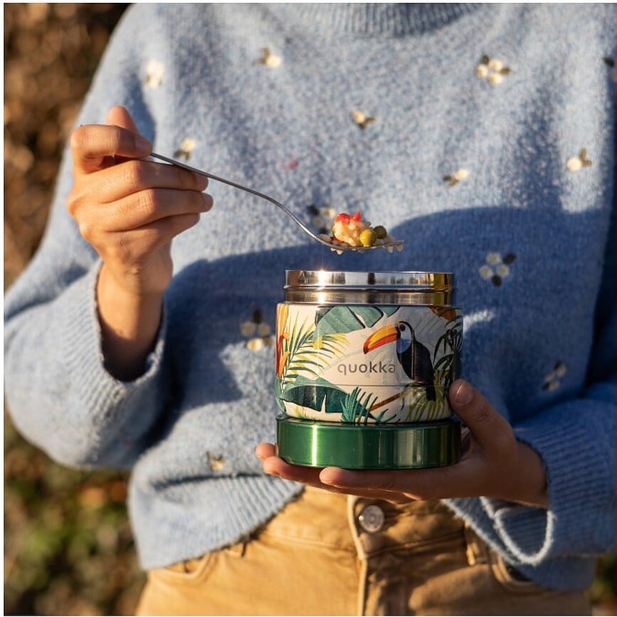 Termo para alimentos Quokka Whim Tropical, 360 ml