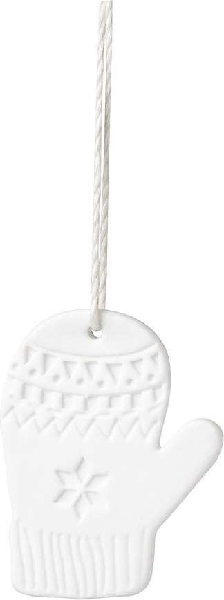 Colgante de porcelana Raeder, Manopla, navideño