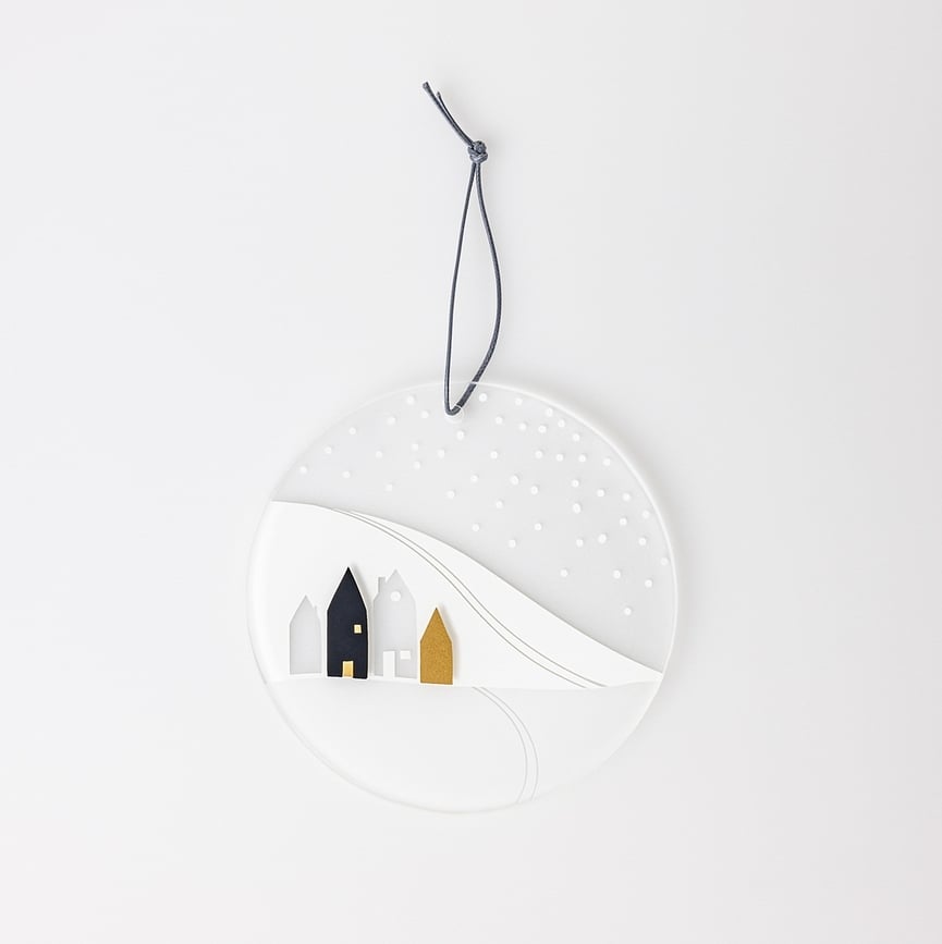 Colgante Navideño Snowy Day 12 cm