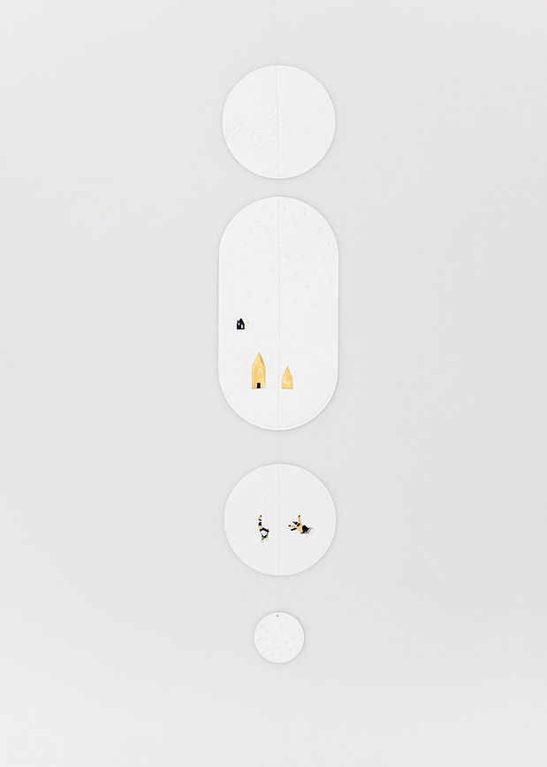 Decoración Colgante Snowy Day, 60 cm