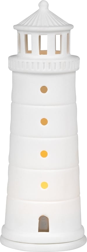 Farol decorativo Raeder, diseño de faro, 18 cm
