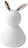 Figurka dekoracyjna Bunny złote uszy 29 cm