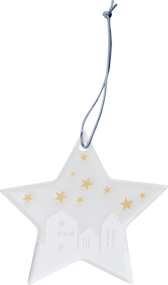 Ice Star Weihnachtsanhänger 8,5 cm Stadt