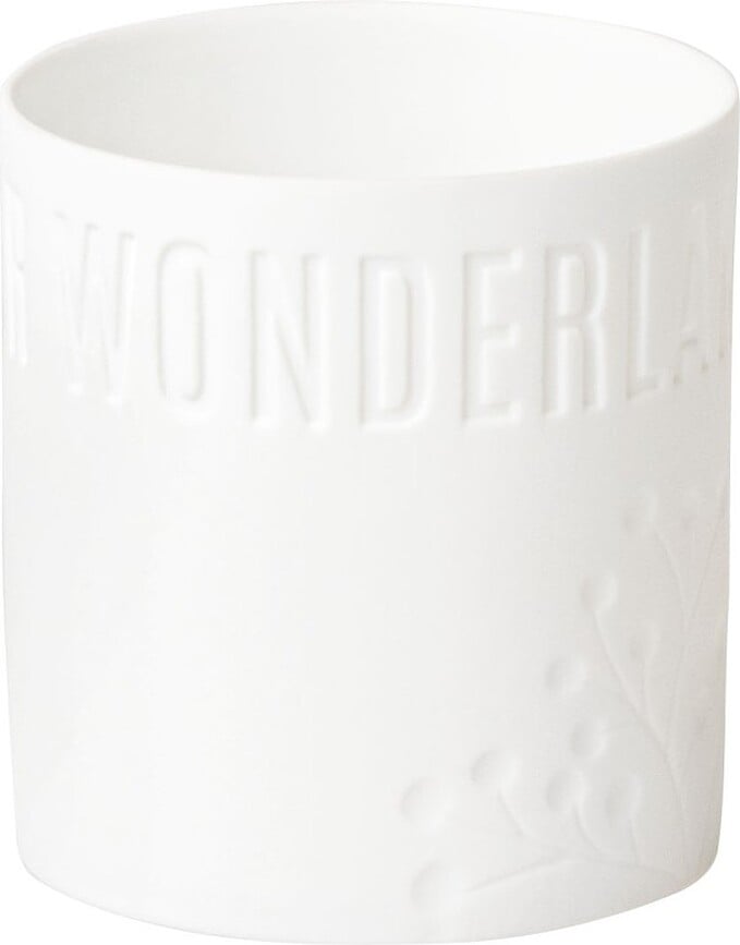 Подсвечник Raeder Winter Wonderland, фарфор, 7,5 см, белый