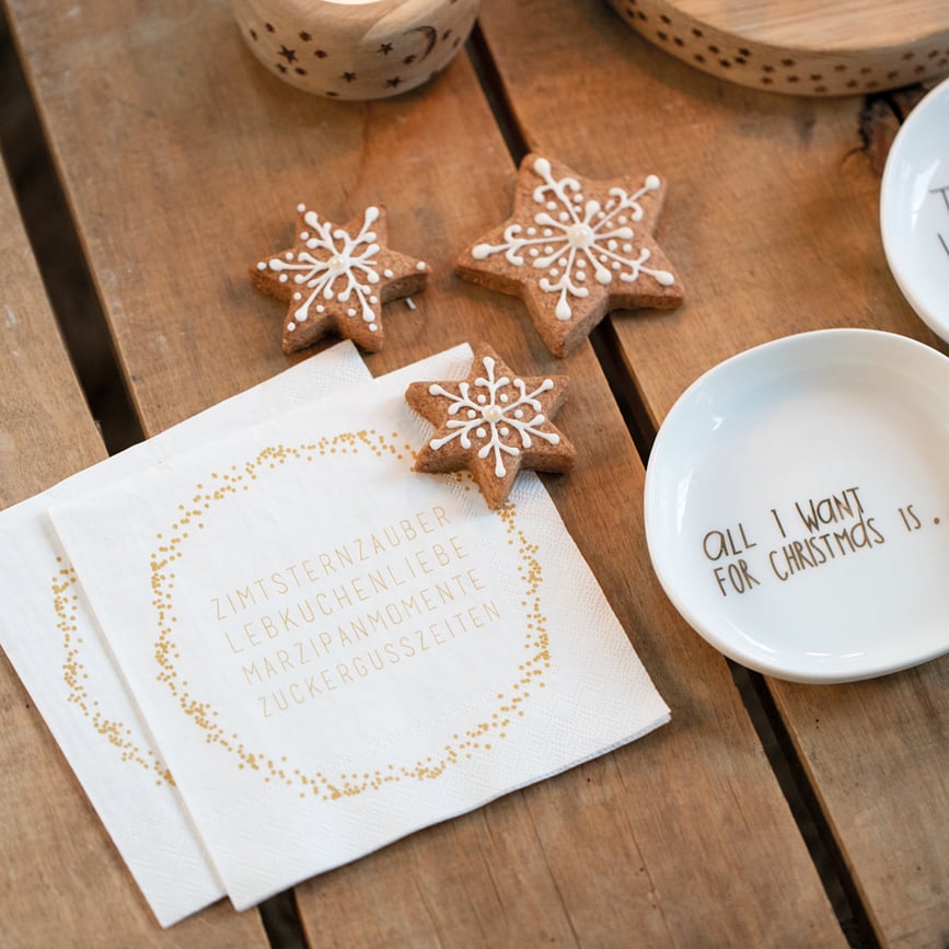 Plato decorativo Raeder All I Want For Christmas Is, 15 cm, navideño