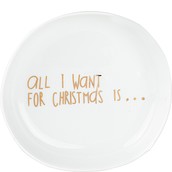Raeder All I Want For Christmas Is Tellerchen 15 cm