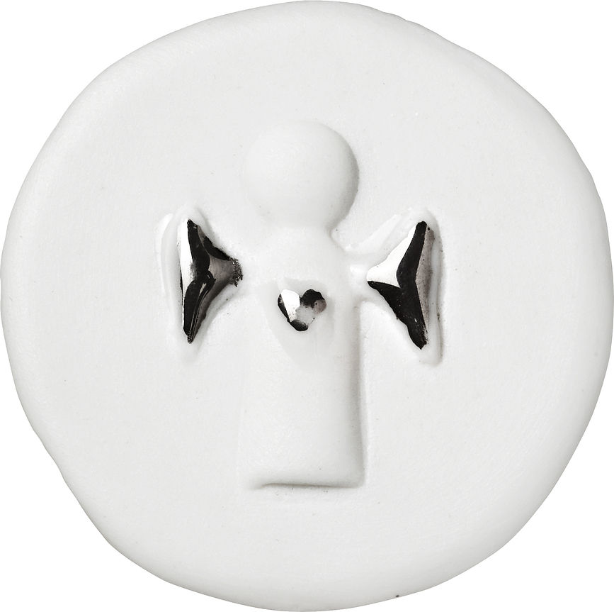 Raeder Amulette, motif ange, avec pochette