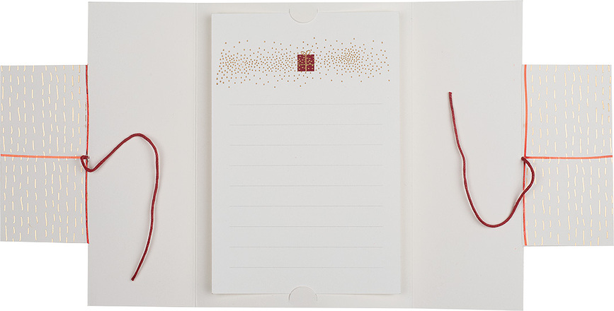 Raeder Božična Voščilnica, motiv darilo