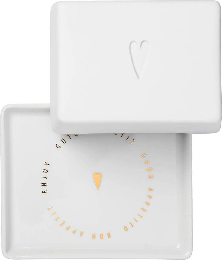 Raeder Good Day Butterdose 10,5 cm, Porzellan