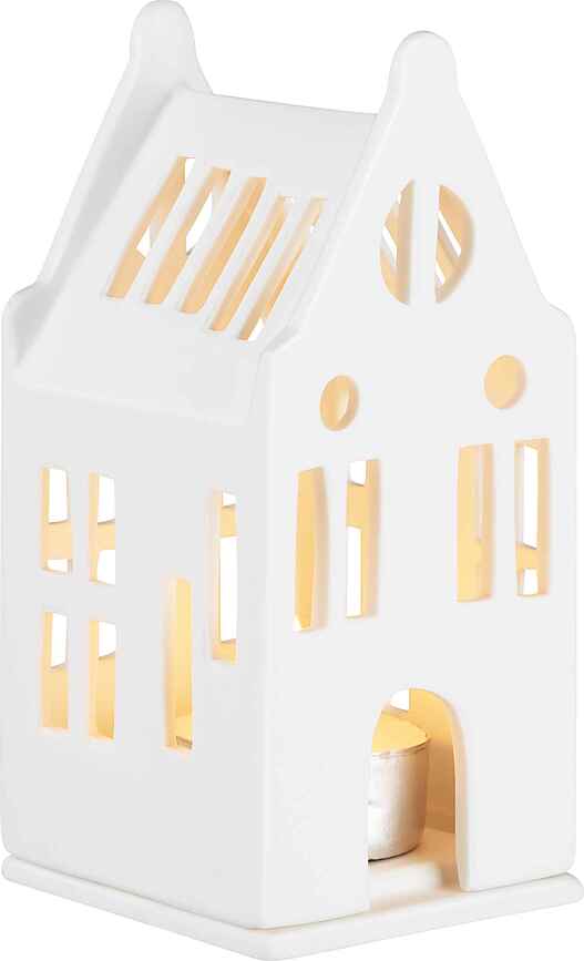 Raeder Lampion Dvorec, bel, porcelan