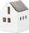 Raeder LED-latern 7 cm majake metallist katusega