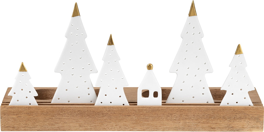 Raeder Photophore, motif sapins