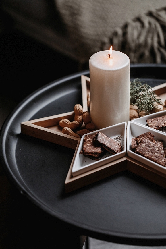 Raeder Plateau de Service avec Bols, étoile, Set 7 pièces