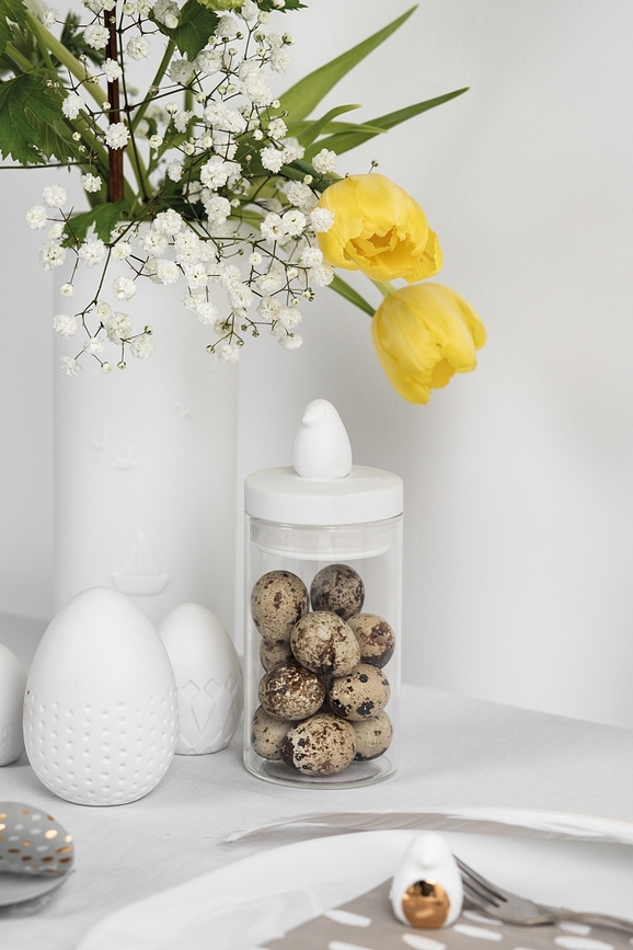 Raeder Velikonočne dekoracije, bele, 4 kosi