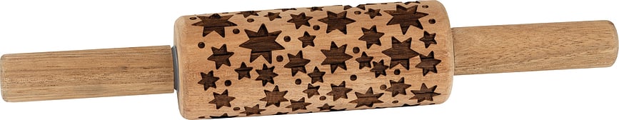 Rodillo de amasar Raeder, con patrón de estrellas