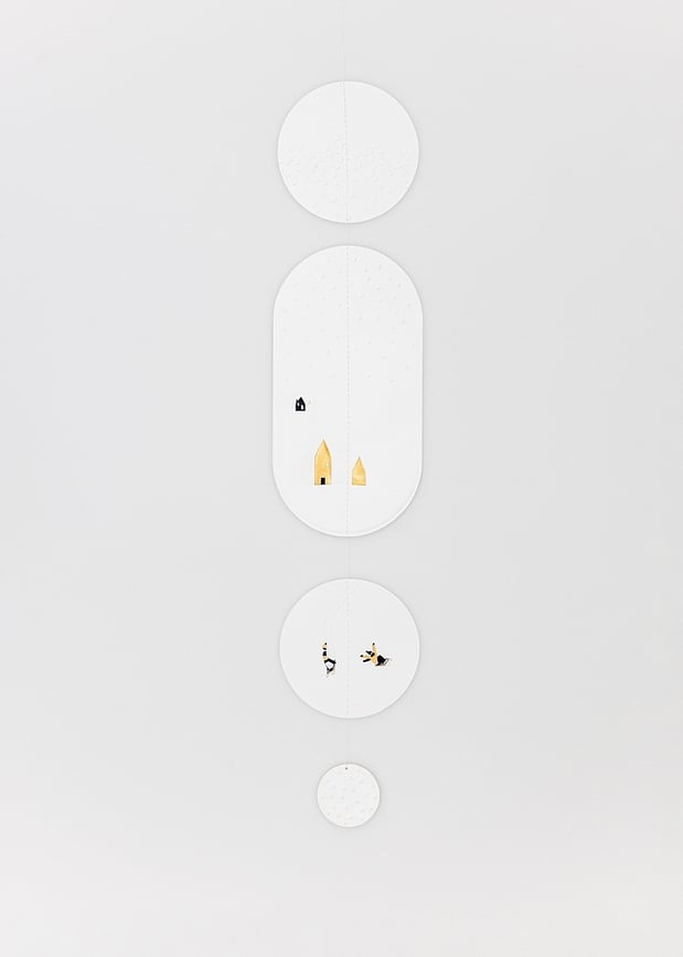 Snowy Day Διακοσμητικό Κρεμαστό, 60 cm