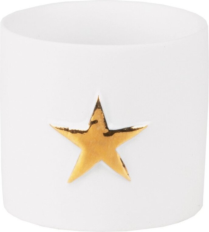 Star Kerzenständer gold, 2 St.