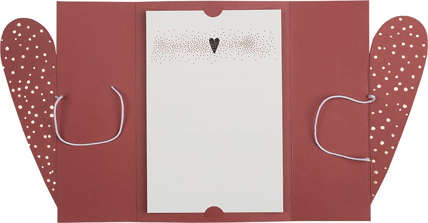 Tarjeta de Navidad Raeder, motivo regalo