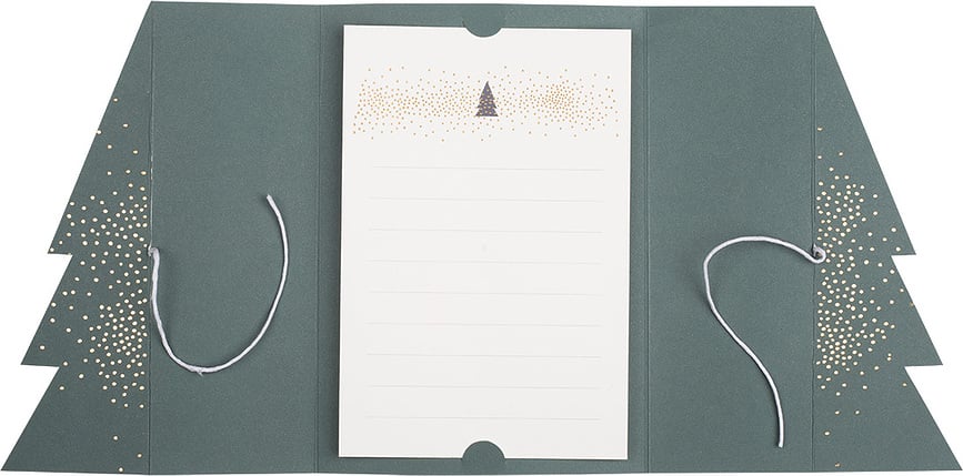 Tarjeta de Navidad Raeder, motivo regalo