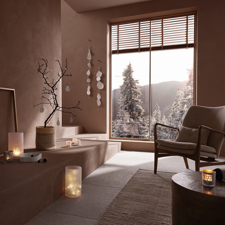 Trilingual Lanterne 25 cm