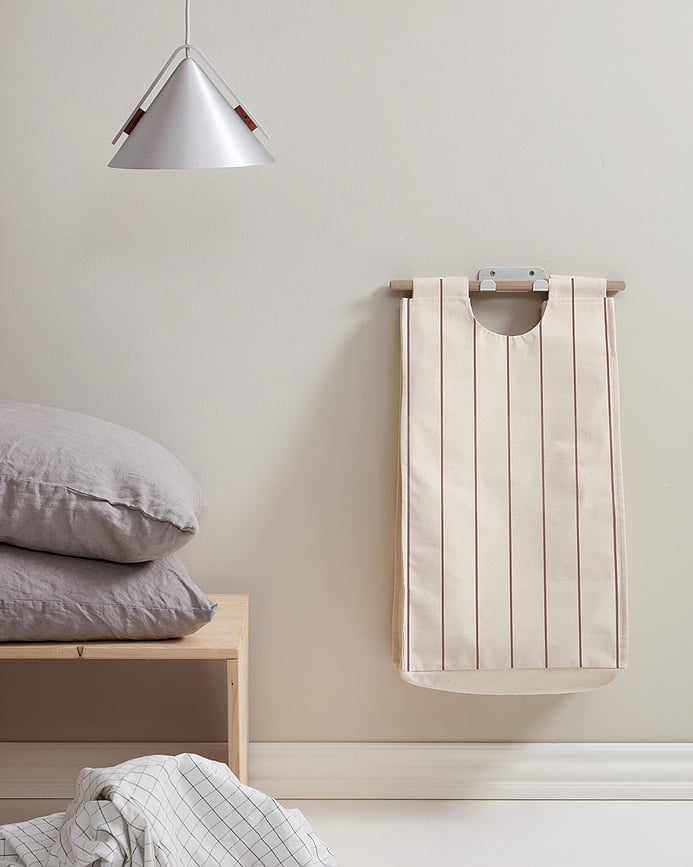 Cesto para la Colada ReCollector BagUp, liso, beige