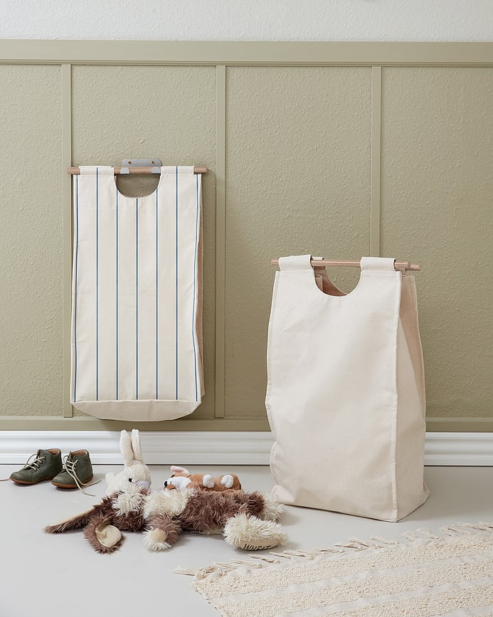 Cesto para la Colada ReCollector BagUp, liso, beige