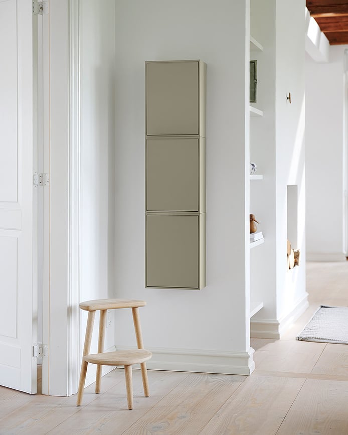 Contenedor de reciclaje de pared ReCollector, blanco