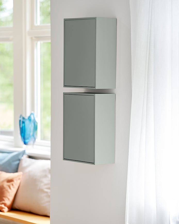 Contenedor de reciclaje de pared ReCollector, blanco