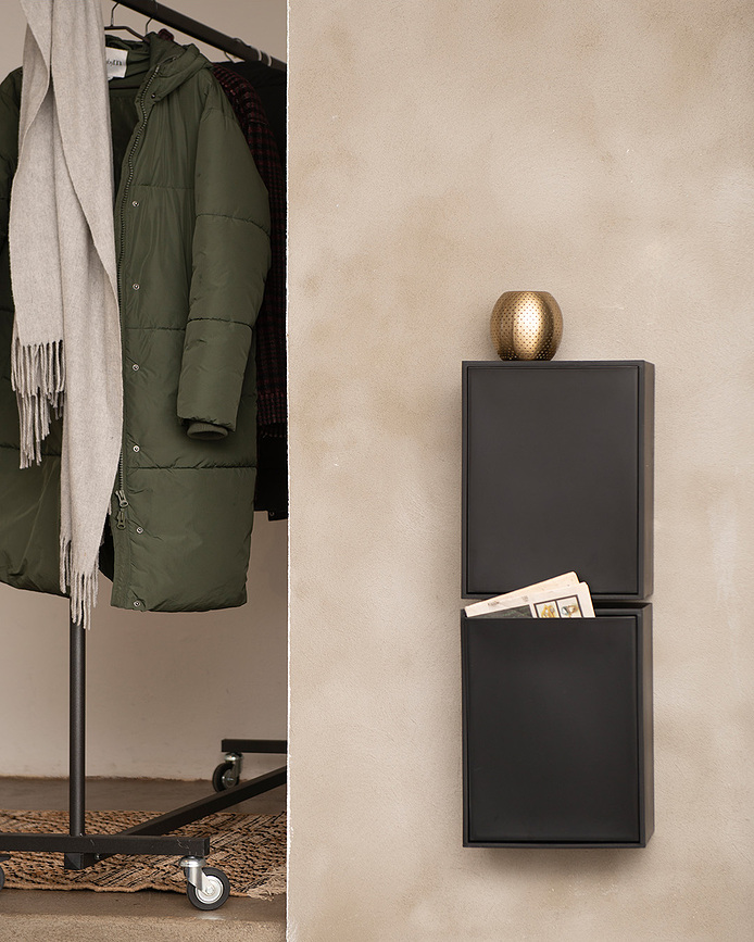 Contenedor de reciclaje de pared ReCollector, blanco