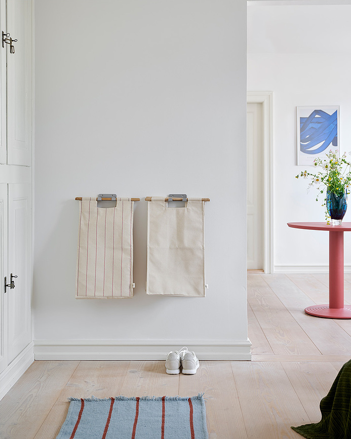 ReCollector BagUp Panier à linge uni, beige