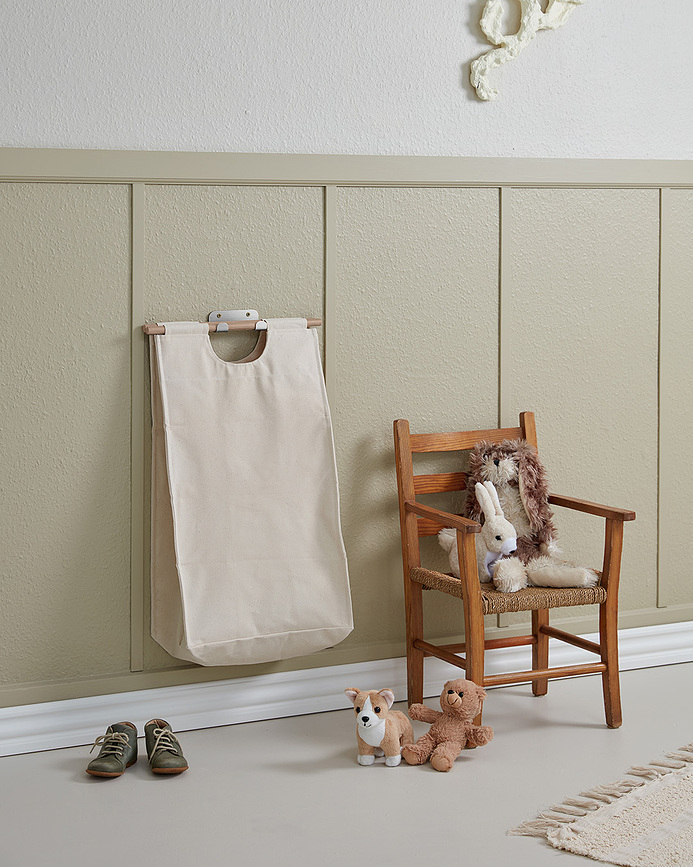 ReCollector BagUp Panier à linge uni, beige