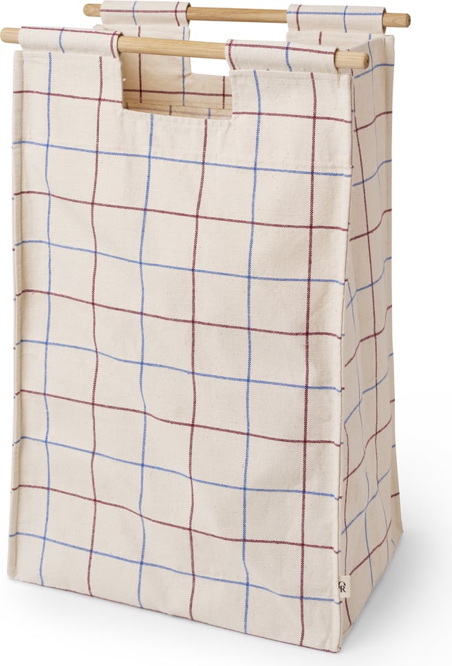 ReCollector BagUp Wäschekorb, blau-rot