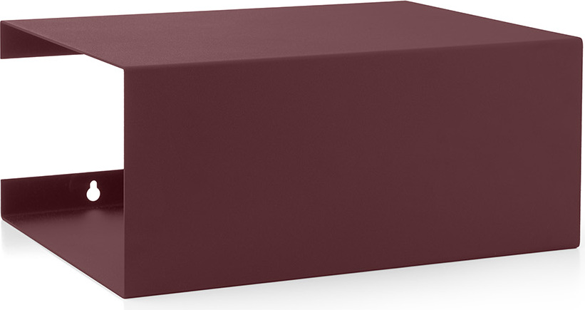 ReCollector Box Wandregal, bordeaux