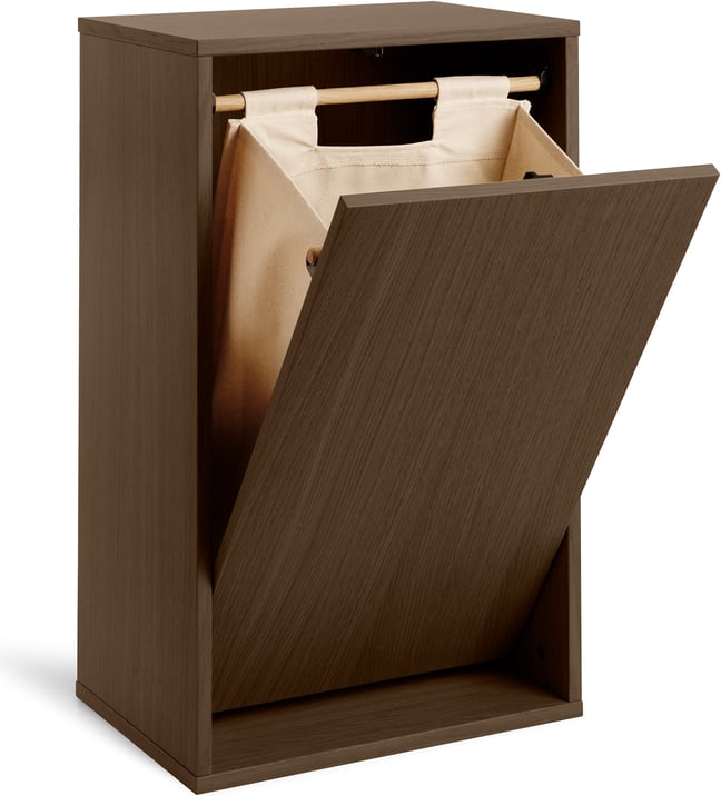 ReCollector Box Wäschekorb, dunkle Eiche