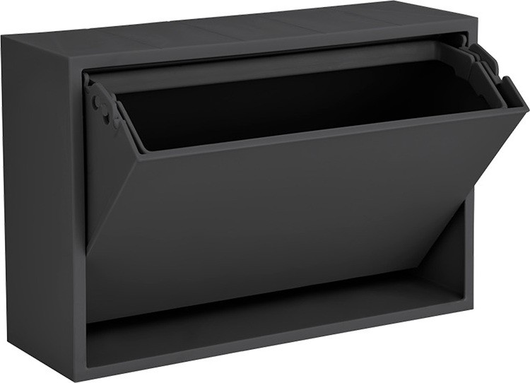 ReCollector Mini Box Wandschrank, schwarz