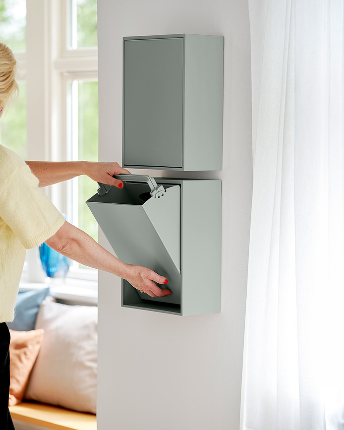 ReCollector Recycling Box Κάδος, ανακύκλωσης, τοίχου, μπλε σκούρο