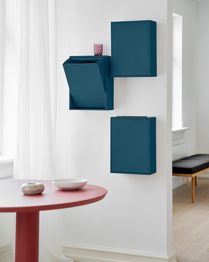 ReCollector Recycling Box Stenski koš za smeti, rjav