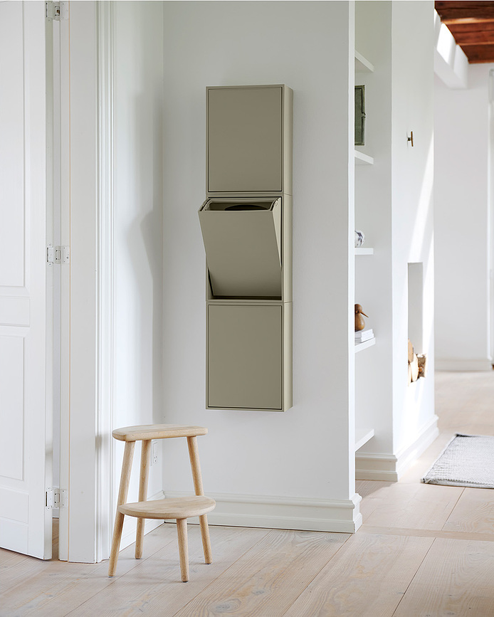 ReCollector Recycling Box Stenski koš za smeti, rjav