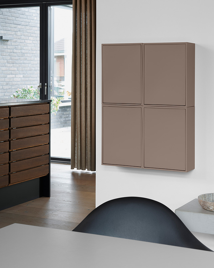 ReCollector Recycling Box Stenski koš za smeti, rjav