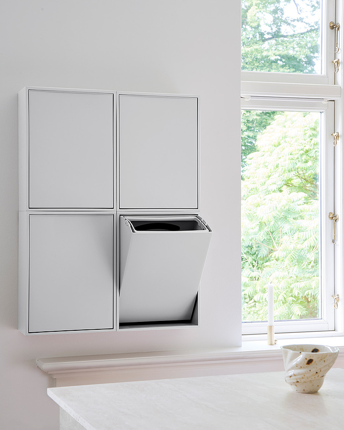 ReCollector Recycling Box Stenski koš za smeti, rjav