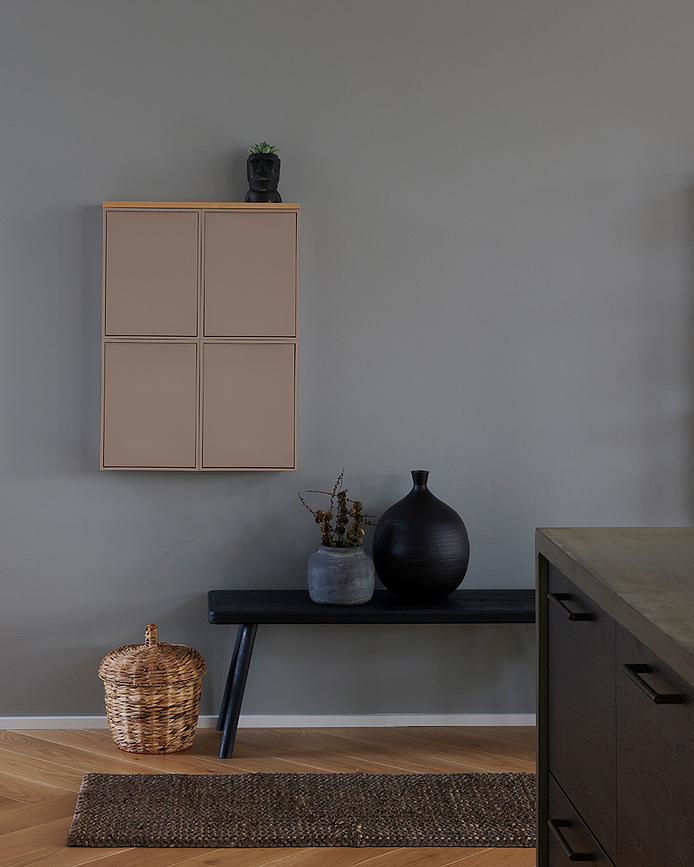 ReCollector Recycling Box Stenski koš za smeti, rjav