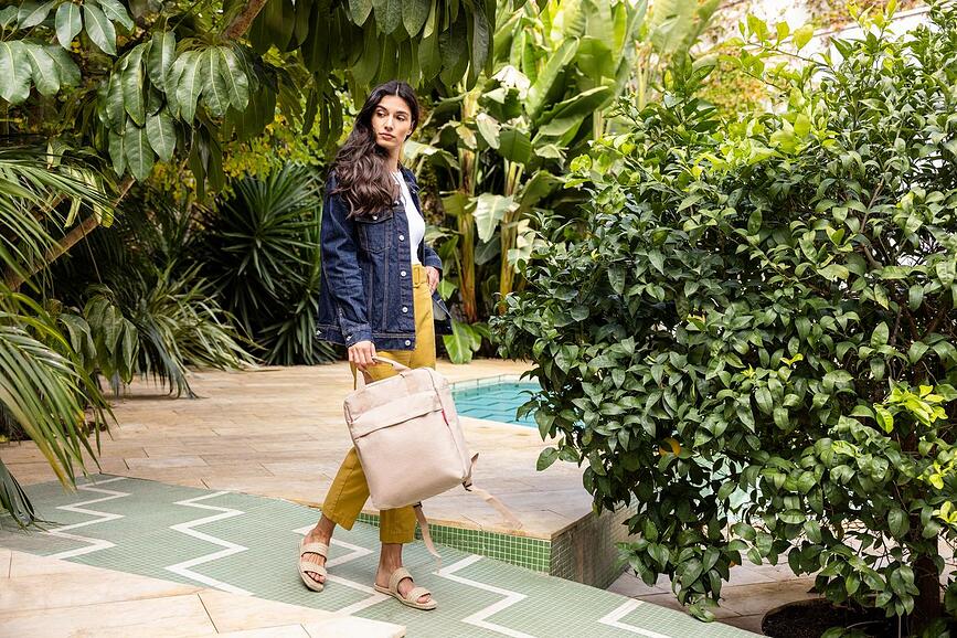 Allday Ruksak M svijetloružičasti