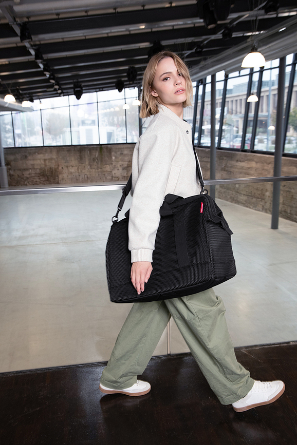 Allrounder Sac en maille, taille L, noir