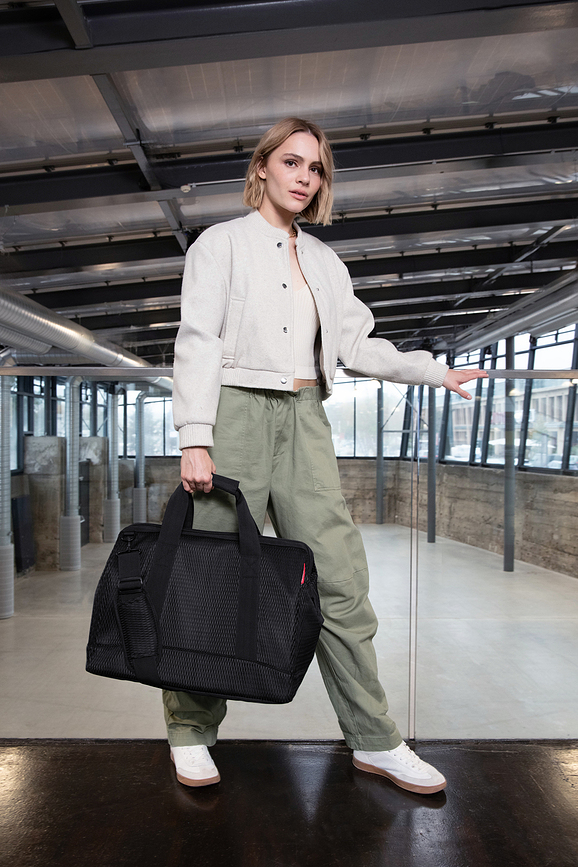 Allrounder Sac en maille, taille L, noir