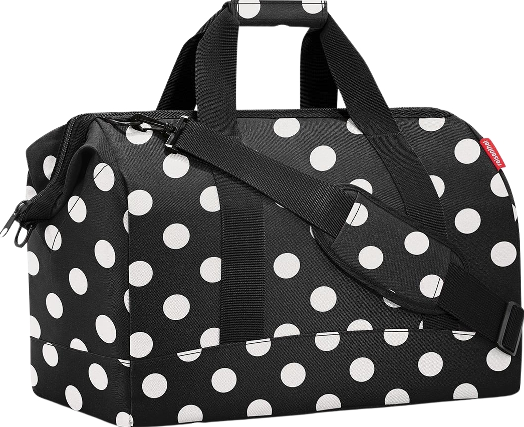 Allrounder Tasche L weißgetupft